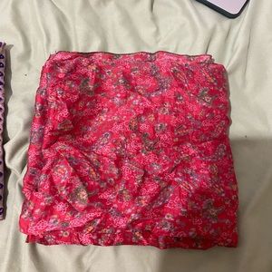 Large, 100% silk bandanas/scarves